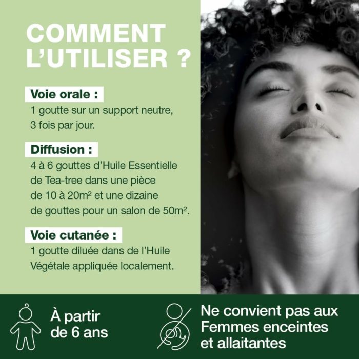 Huile Essentielle de Tea Tree chémotypée – Pranarôm (HECT, 10 ml) – Défenses naturelles – Image 5