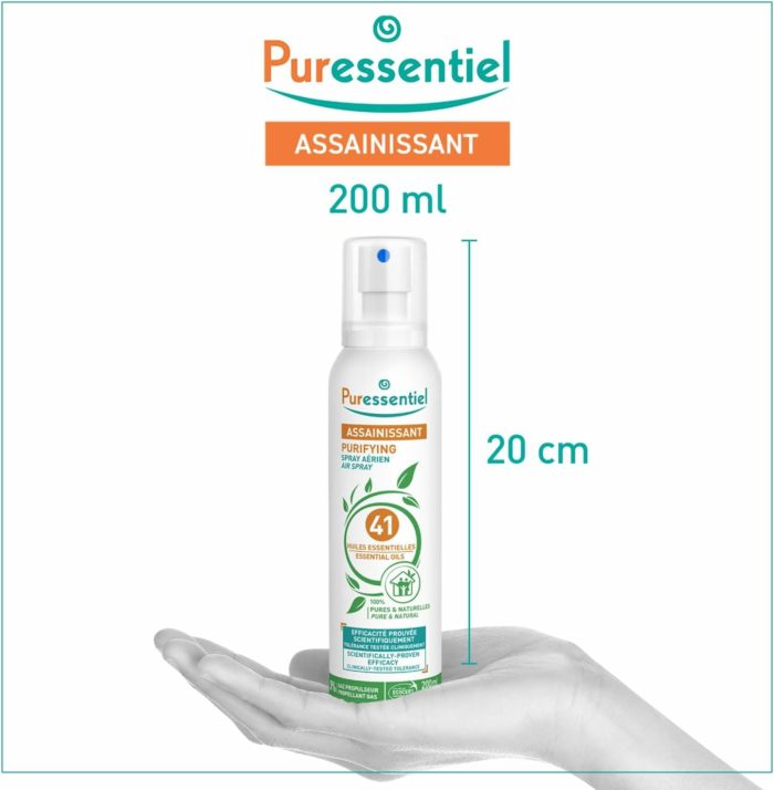 Puressentiel – Spray Aérien Assainissant aux 41 huiles essentielles (200 ml) – Image 3