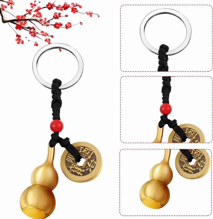 Grenouille d’argent porte-bonheur – Porte-clés Feng Shui (Jin Chan) – Image 4