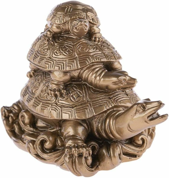 Statuette Tortue Feng Shui – Protection, Longévité & Prospérité