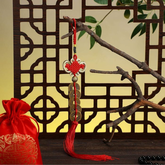 Grenouille d’argent porte-bonheur – Porte-clés Feng Shui (Jin Chan) – Image 2