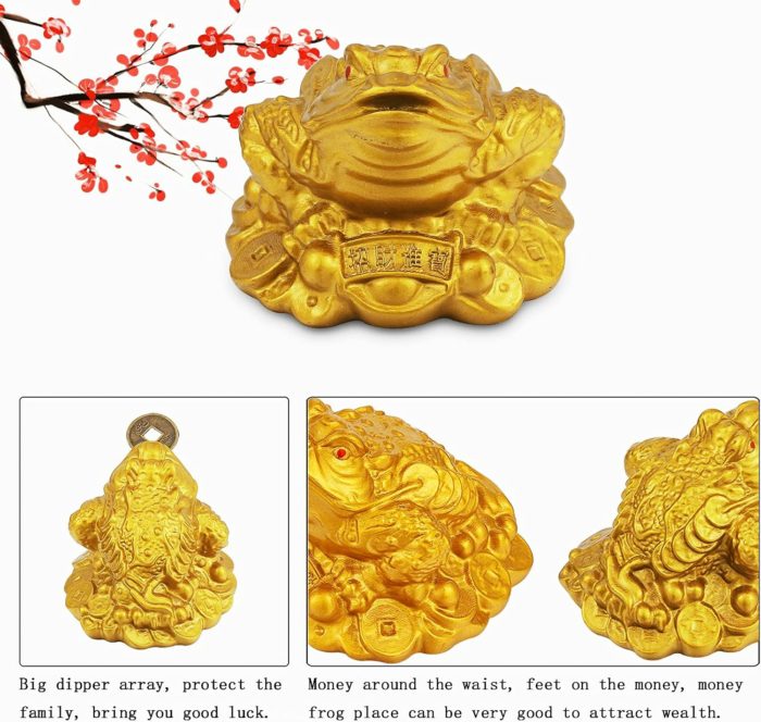 Grenouille d’argent porte-bonheur – Porte-clés Feng Shui (Jin Chan) – Image 6